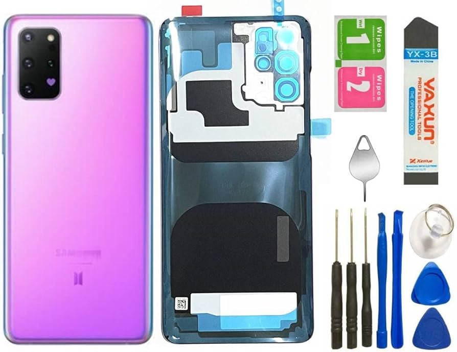 DIY Galaxy S20 Plus 5G BTS Edition Back Glass Replacement Cover