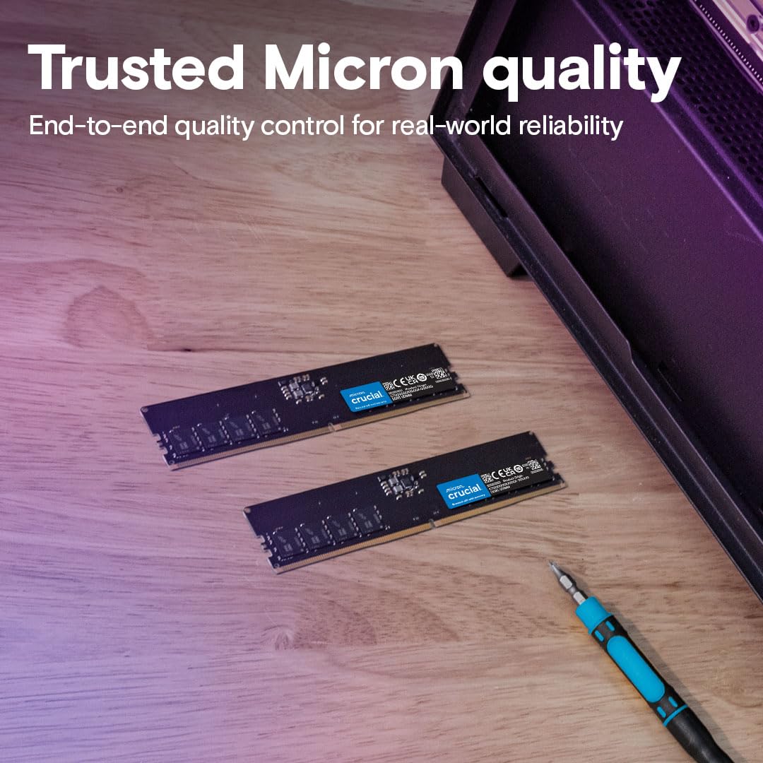 Amazon | クルーシャル (マイクロン製) デスクトップ用メモリ 16GBX2枚