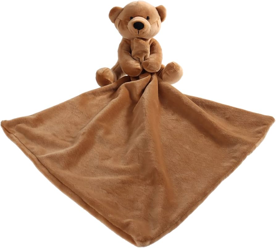 Amazon.com: Apricot Lamb Stuffed Animals Security Blanket Brown
