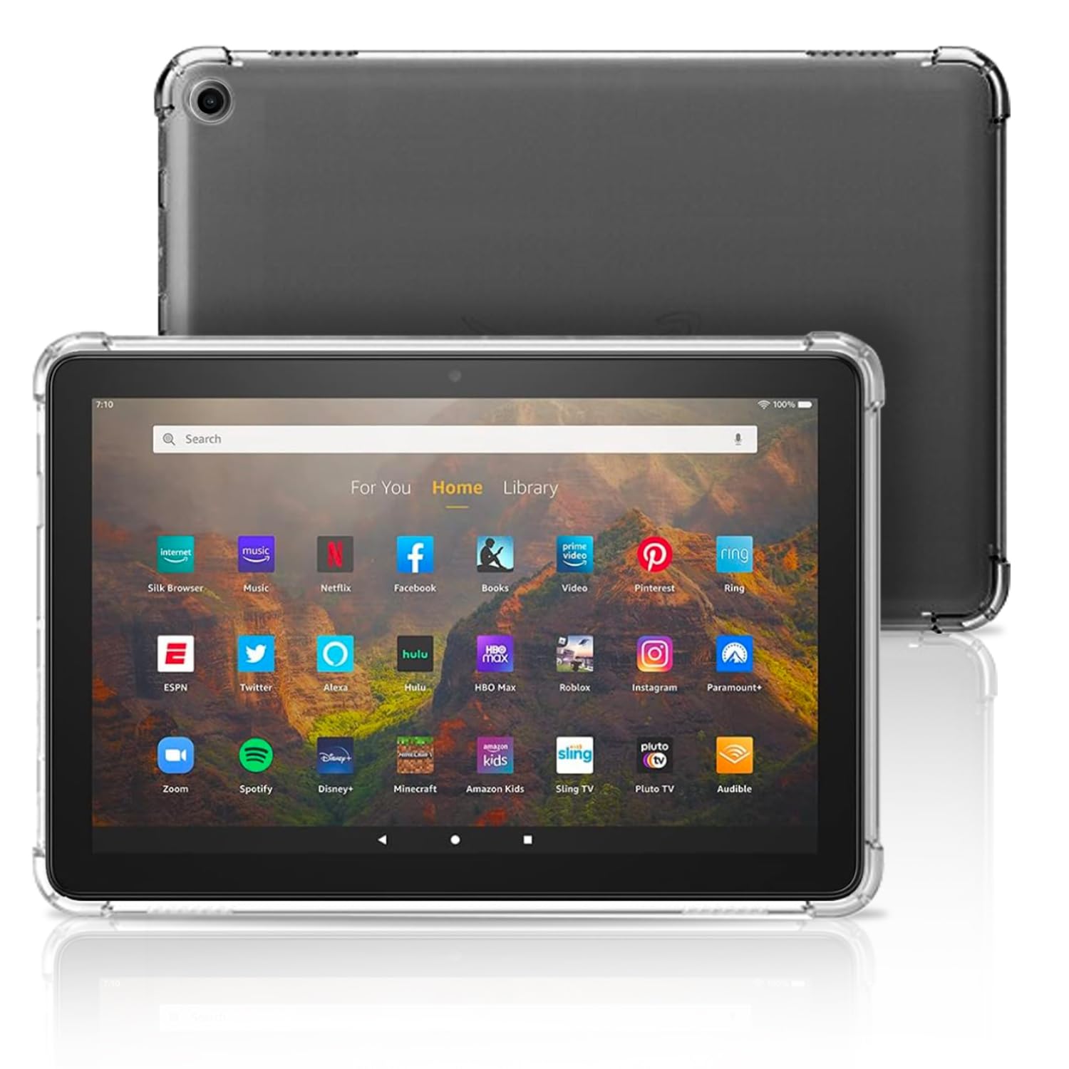 Amazon.co.jp: Fire HD 10 (2023 第13世代) 用 ケース 透明カバー