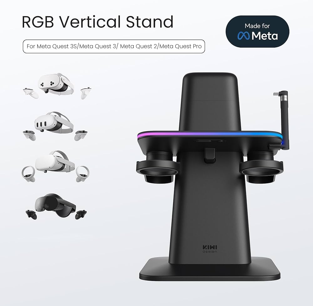 Amazon.com: KIWI design Charging Dock for Meta Quest 3S, Quest 3