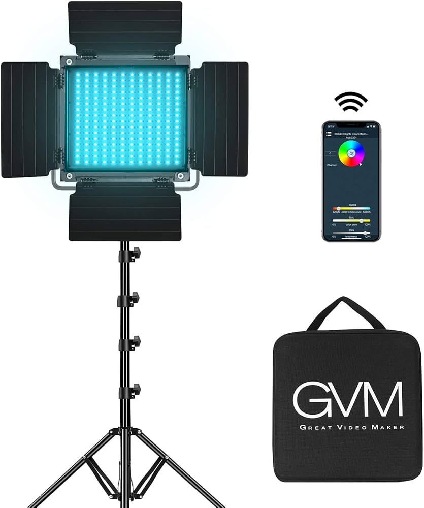 Amazon.com : GVM RGB LED Video Light, 800D Studio Light with APP