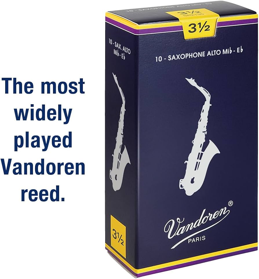 Amazon.com: Vandoren SR2135 Alto Sax Traditional Reeds Strength