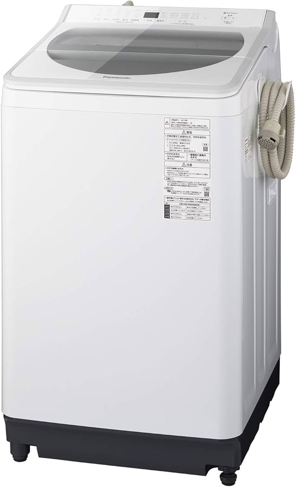 Amazon | パナソニック 8kg 全自動洗濯機 泡洗浄・パワフル立体水流