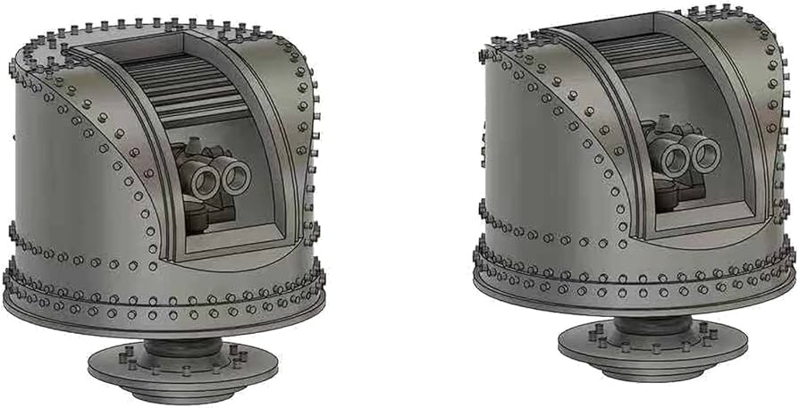 Amazon | バンカースタジオ 1/350 日本海軍 探照灯管制機 2種類入