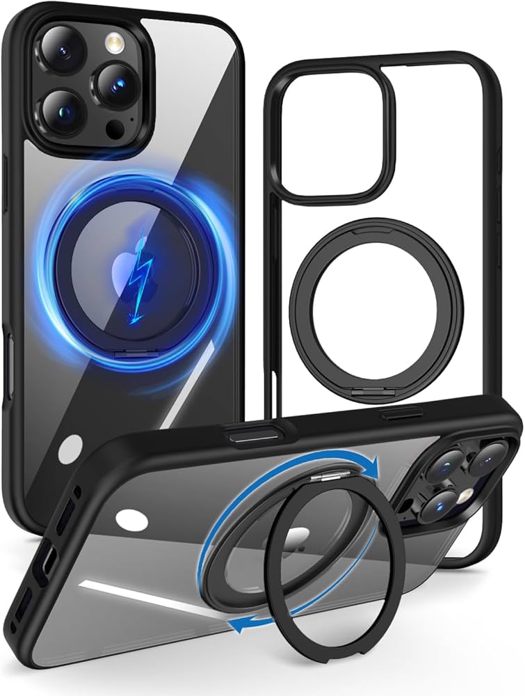 Amazon.co.jp: 【360度回転スタンド・縦横両対応】KATSUTOYO iPhone 16