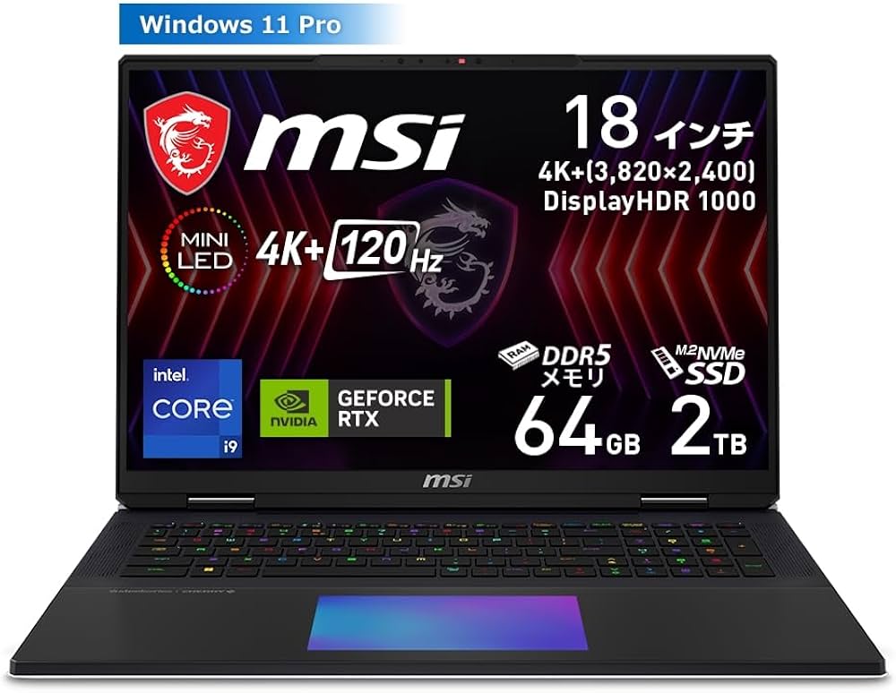 Amazon | 【最新Core i9(第14世代 HX) & RTX 4080搭載・モンスター