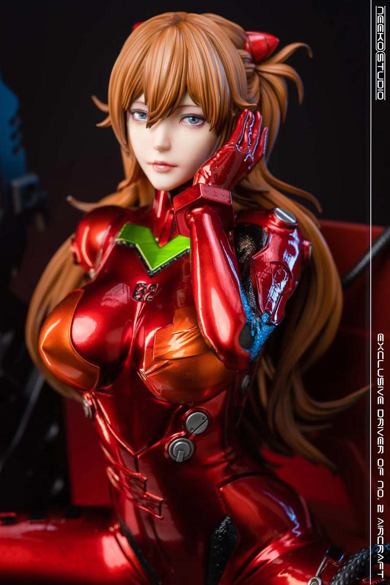 Amazon.co.jp: 惣流・アスカ・ラングレー フィギュア 1/4スケール 塗装