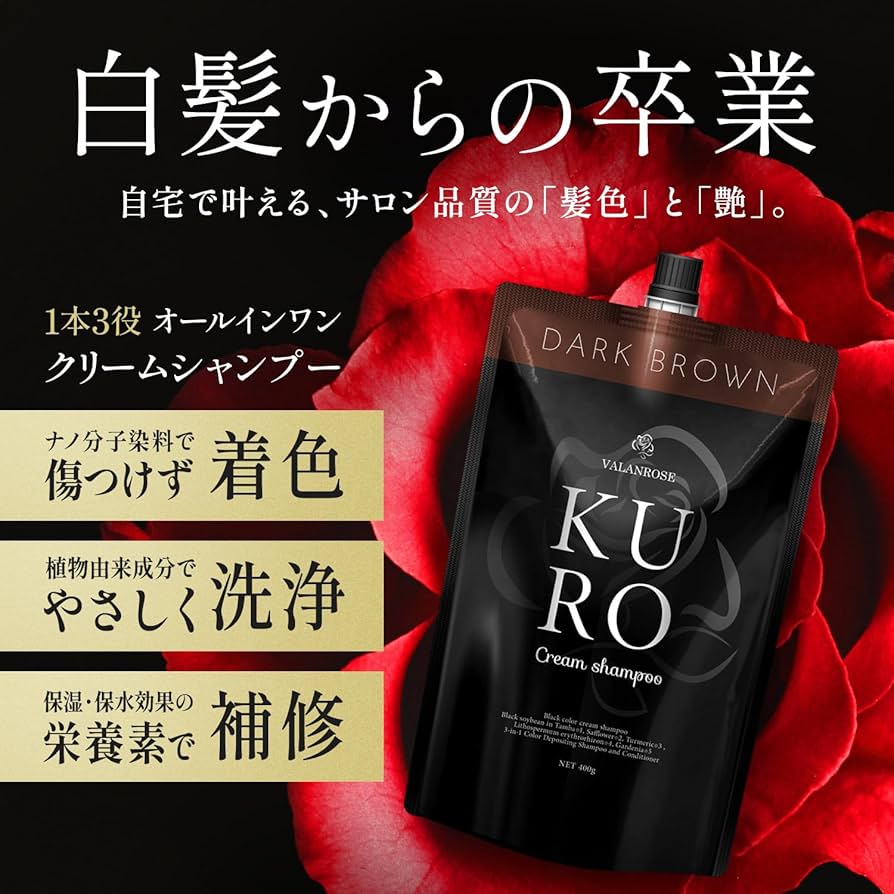 Amazon.co.jp: 白髪染め シャンプー カラートリートメント バラン