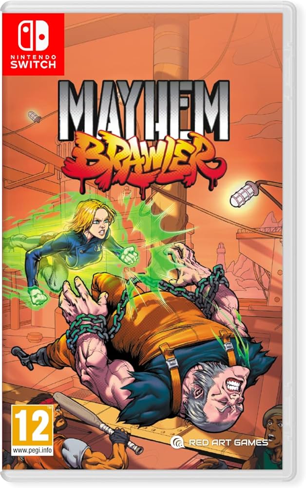 Red Art Games Mayhem Brawler Nintendo Switch Game : Amazon.com.au