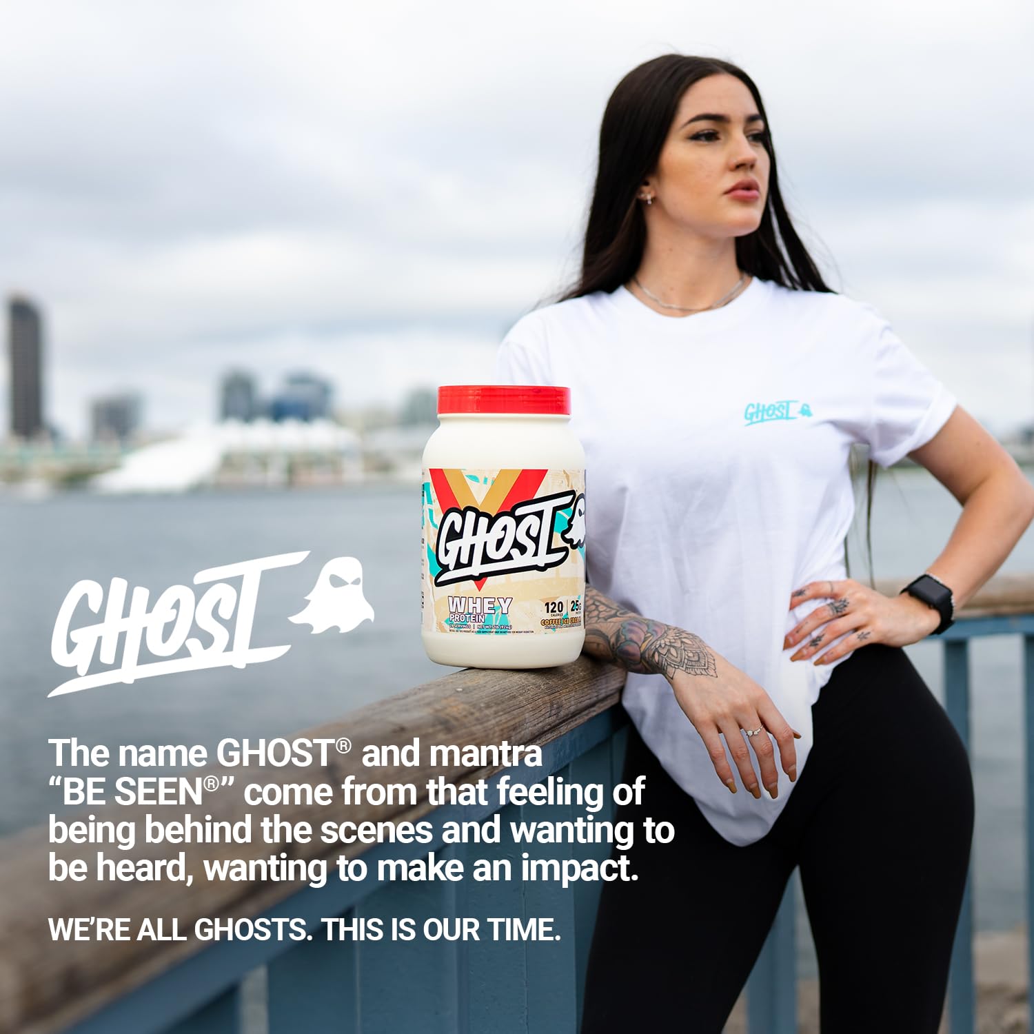 Amazon.com: GHOST Whey Protein Powder, Coffee Ice Cream - 2LB, 25G