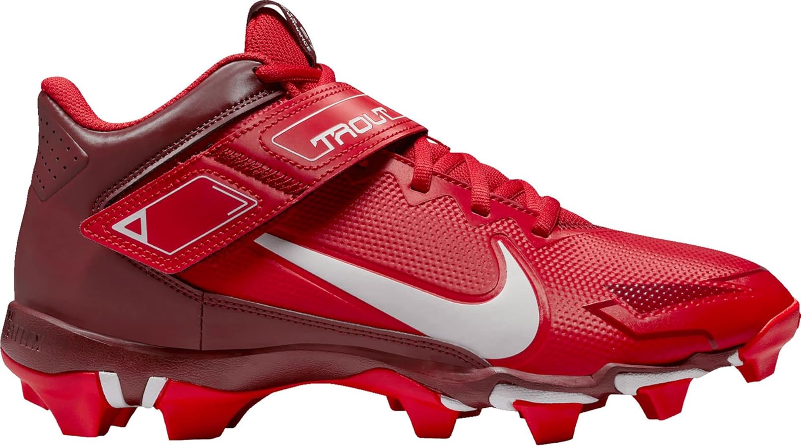 Amazon | Nike (ナイキ) メンズ スパイク, レッド-ホワイト, 7.5