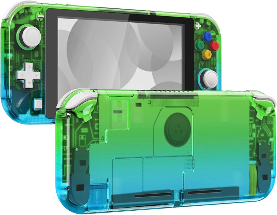 Amazon.com: eXtremeRate Gradient Translucent Green Blue DIY