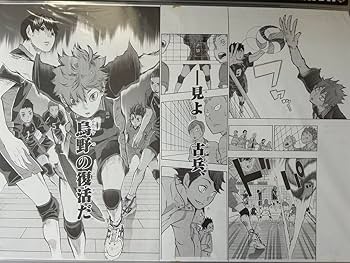 Amazon.co.jp: ハイキュー 複製原稿 4枚セット 烏野 : おもちゃ