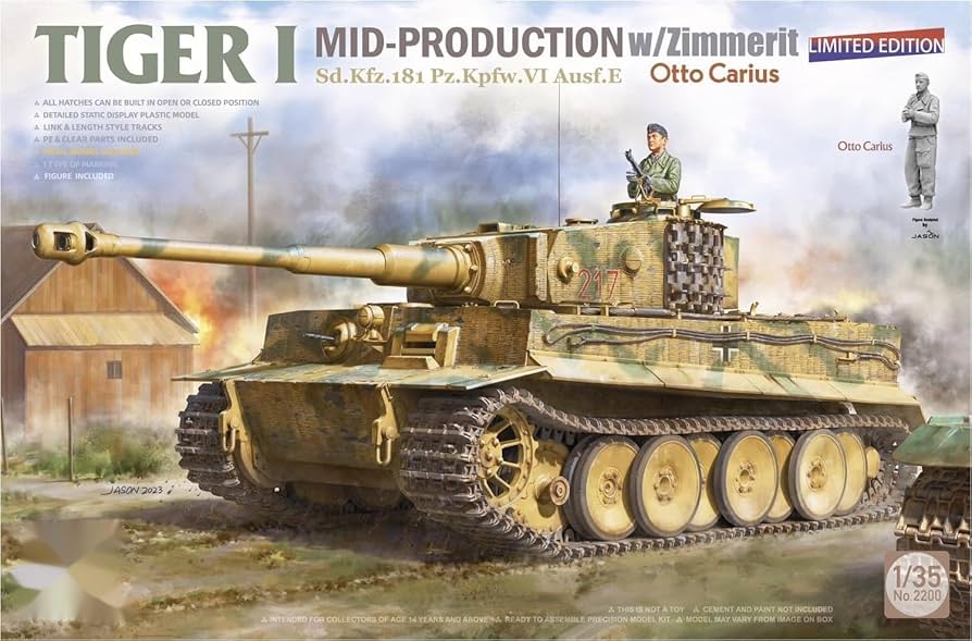 Amazon | タコム 1/35 タイガーI 中期型 ツィンメリット仕様 オットー