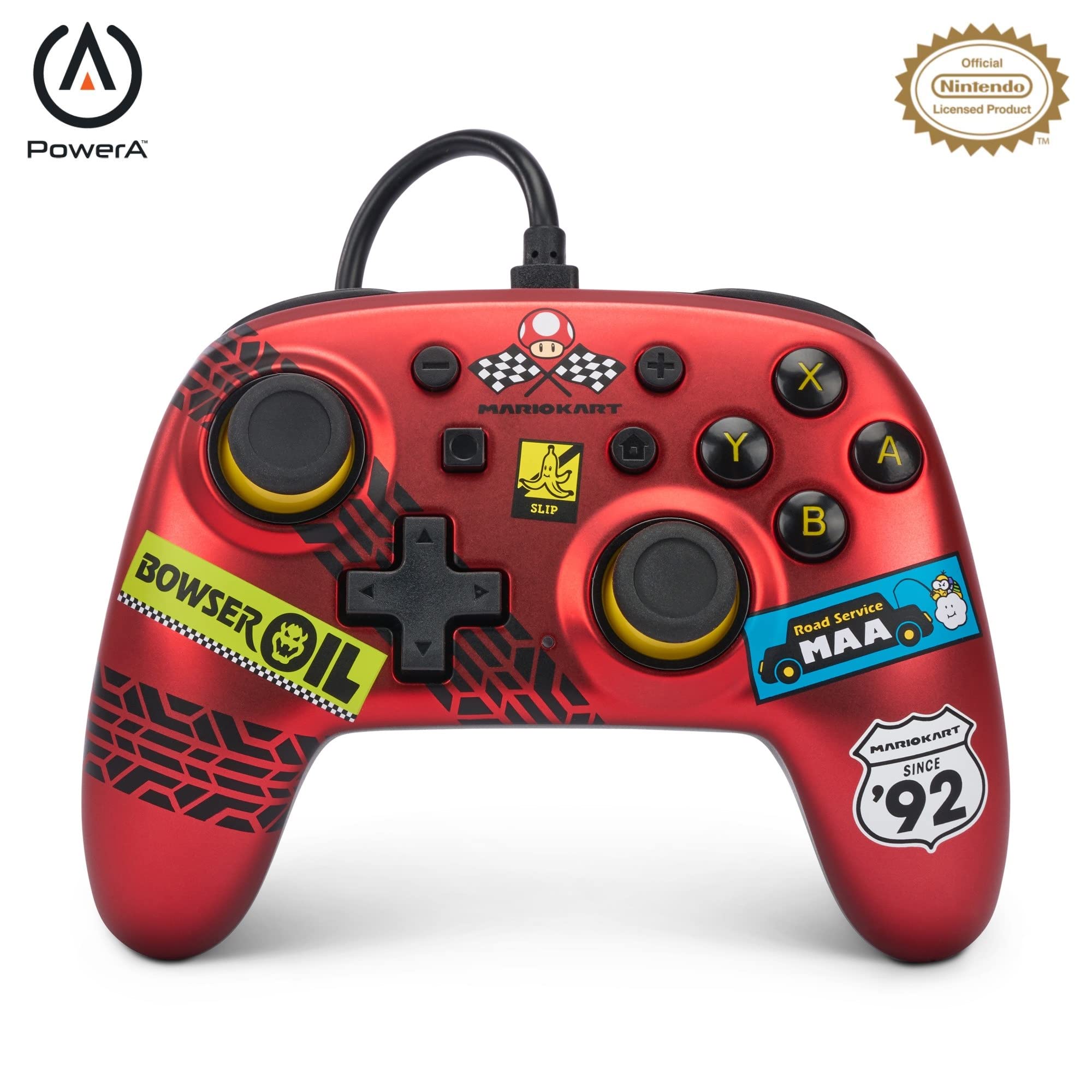 Amazon.co.jp: PowerA 有線ナノコントローラー Nintendo Switch マリオ