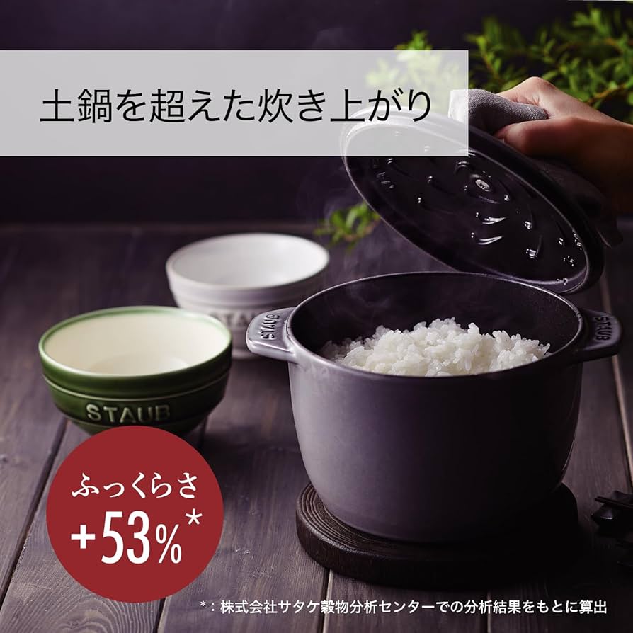 Amazon.com: staub La Cocotte de GOHAN Campagne L 7.9 inches (20 cm