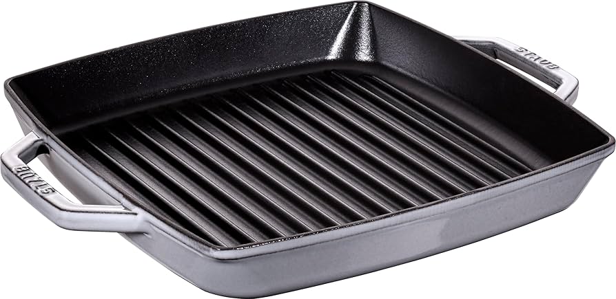 Amazon｜staub ストウブ 「 ピュアグリル スクエア グレー 28cm
