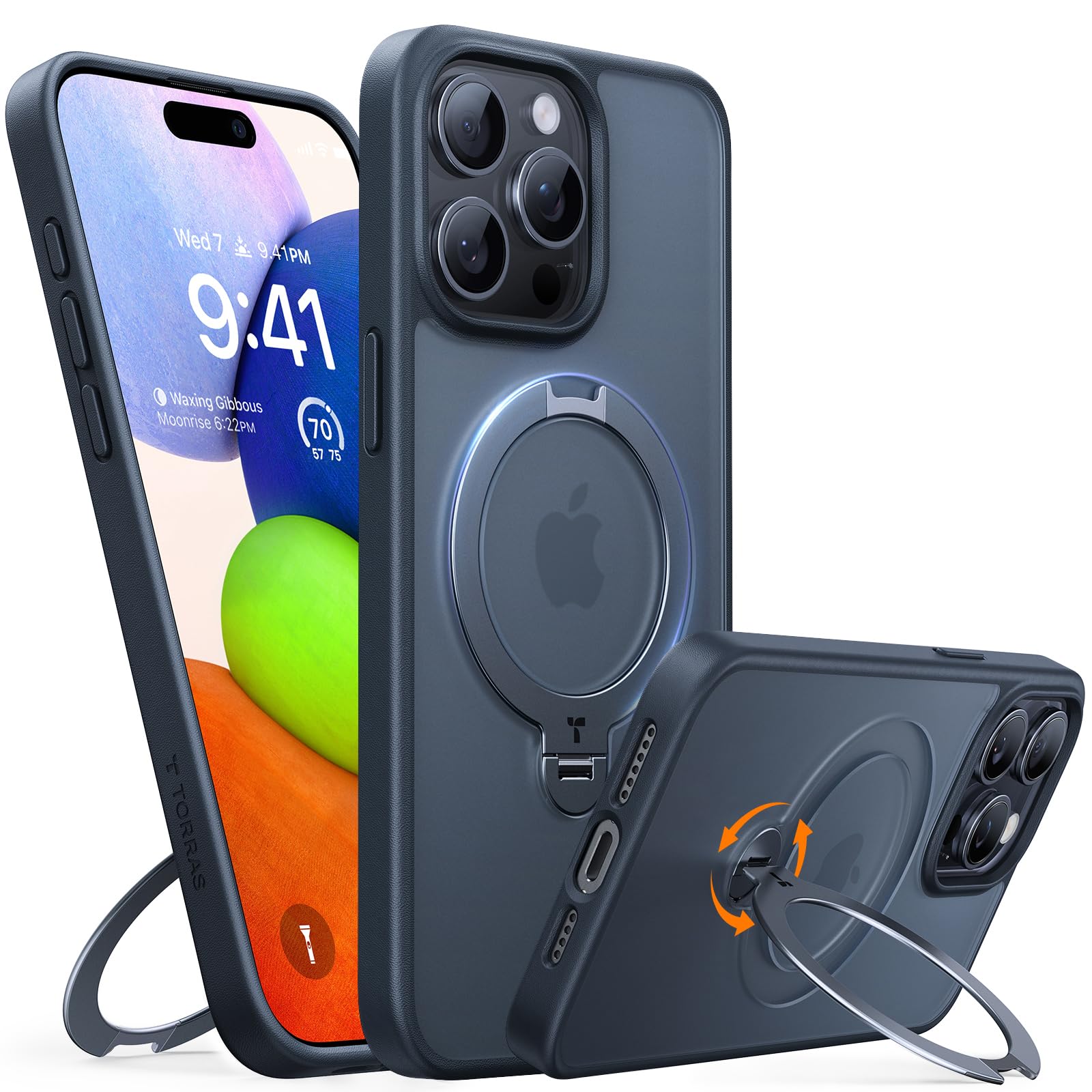 Amazon.co.jp: 【カチッ！2025新開発・安定性】TORRAS iphone 15