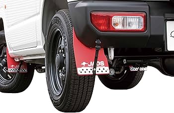 Amazon | ジャオス(JAOS) マッドガードⅢ リヤセット レッド ジムニー