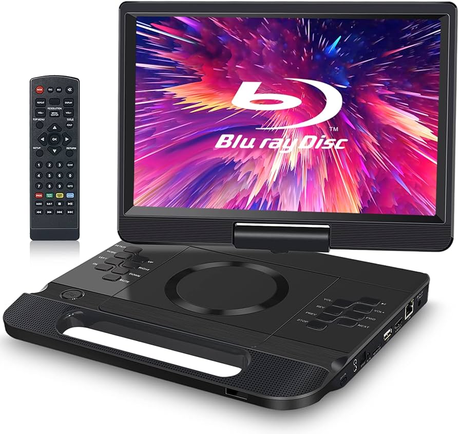 Amazon | FANGOR ポータブルブルーレイプレーヤー 12インチ 1080P液晶