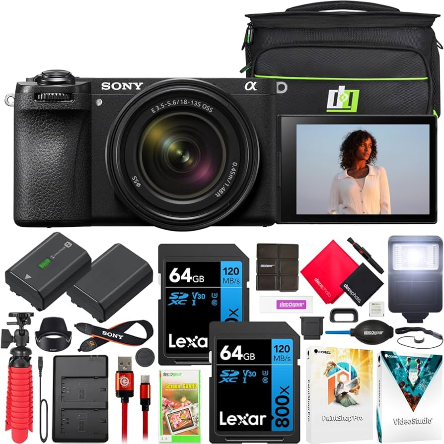 Amazon.com : Sony a6700 Alpha APS-C Mirrorless Camera 26MP 4K with