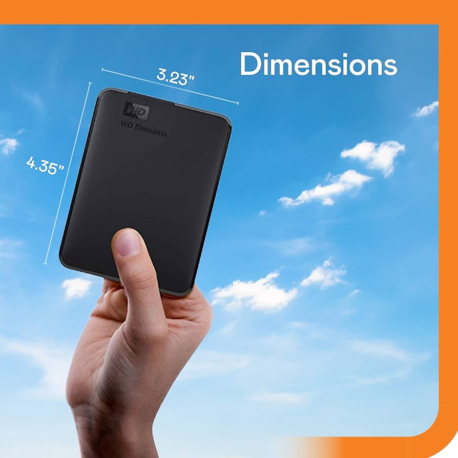 Amazon.com: WD 3TB Elements Portable External Hard Drive, USB 3.0