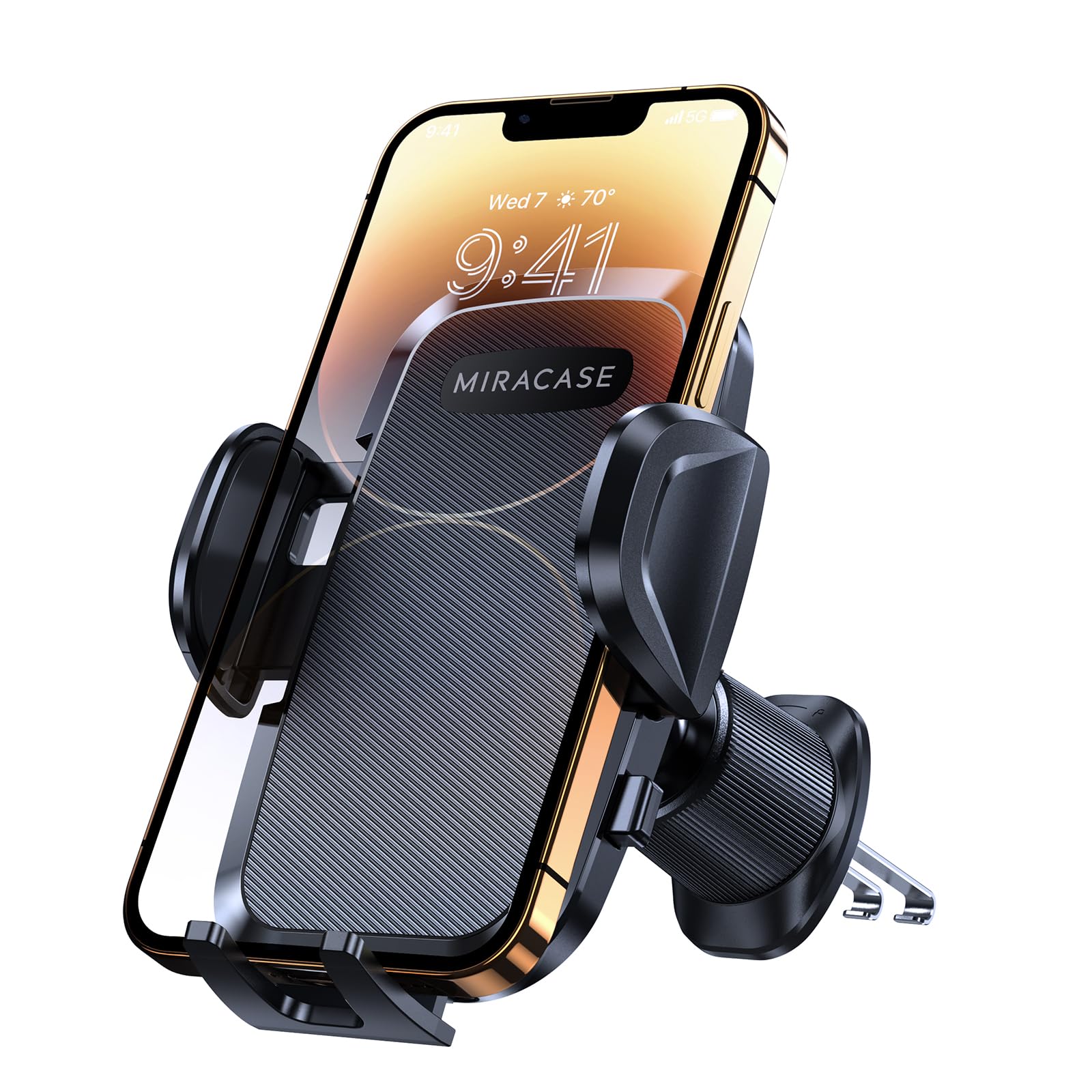 Amazon.co.jp: Miracase 【2024年最新進化】スマホホルダー 車 【改良