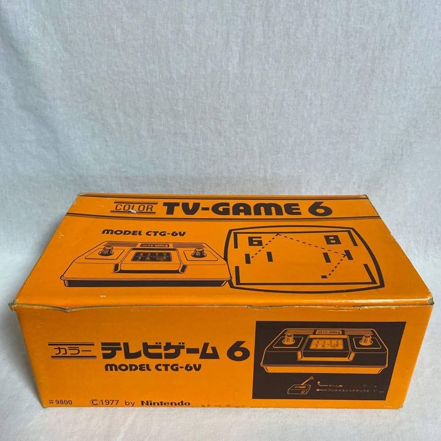 Amazon | 昭和レトロ 1977年 任天堂 カラー テレビゲーム6 MODEL CTG