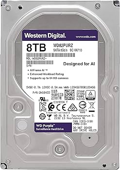 Amazon.com: Western Digital - WD 8TB Purple Surveillance Internal