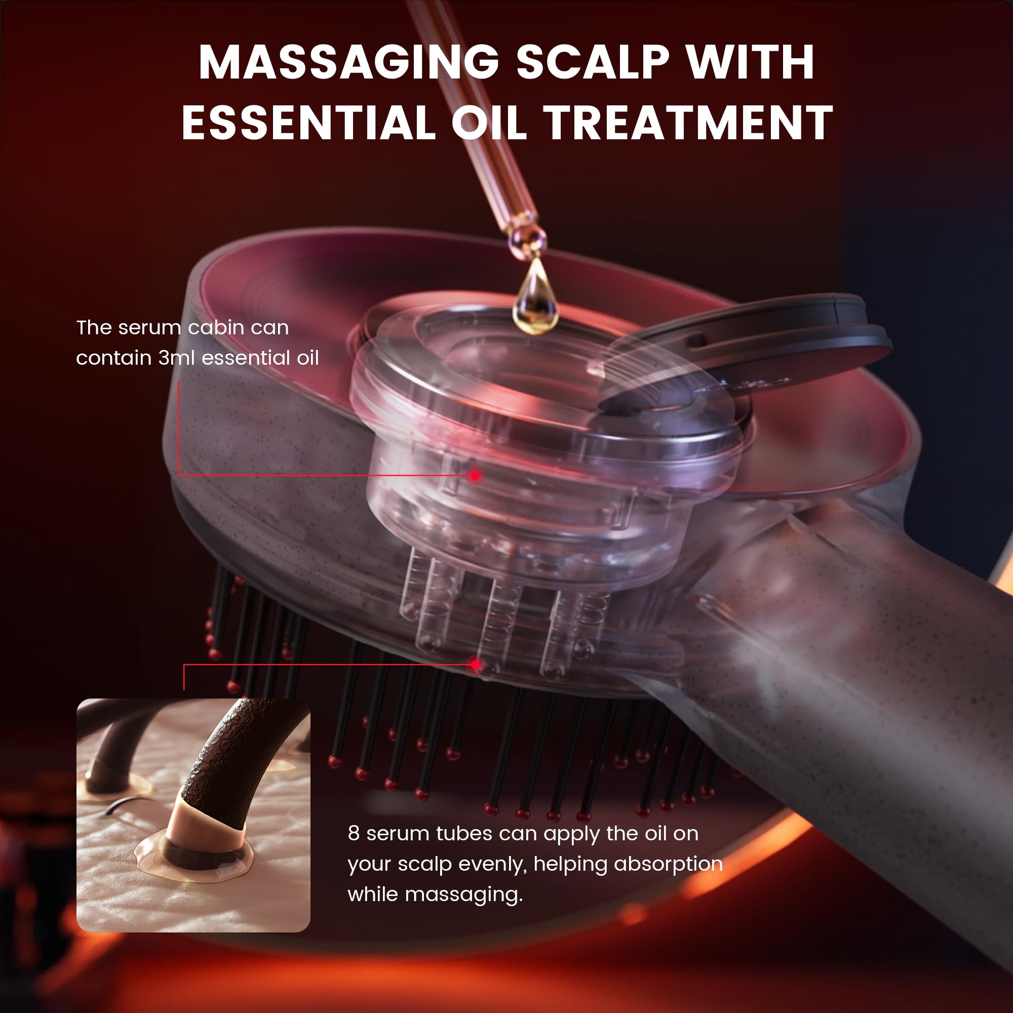Amazon.com : Breo Scalp 3 Scalp Massager Brush & Shiatsu Foot