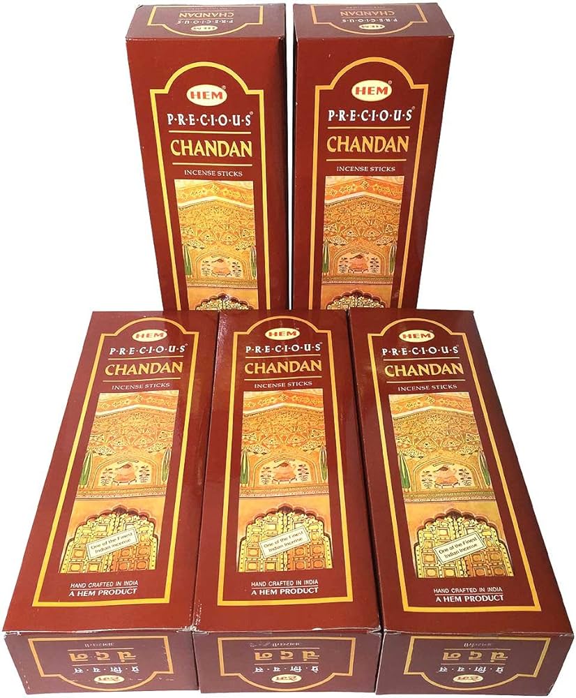 Amazon.co.jp: HEM チャンダン香 スティック5BOX(30箱) CHANDAN