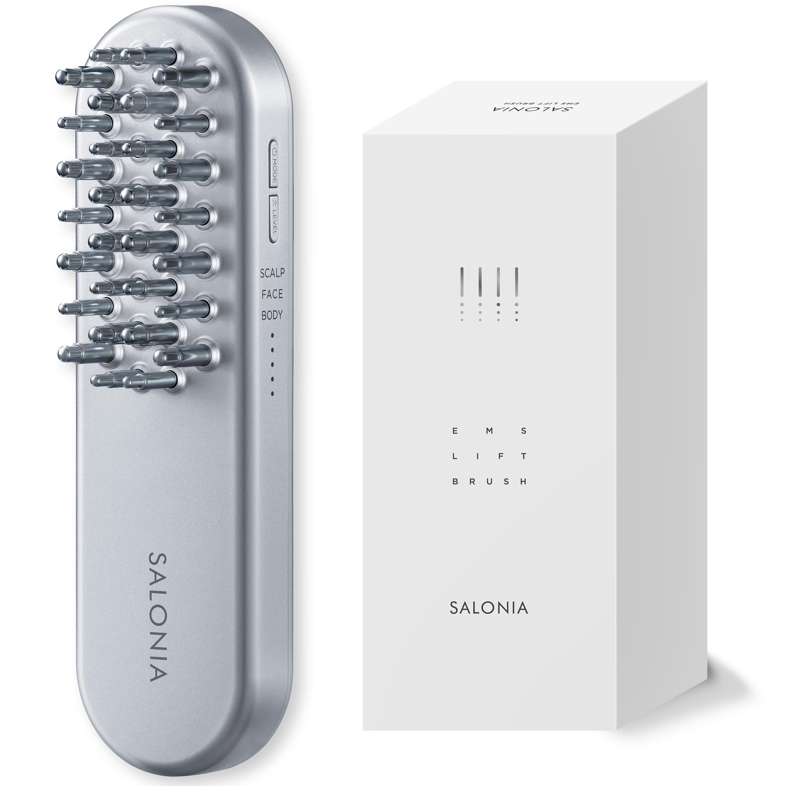 Amazon.co.jp: SALONIA サロニア EMS リフトブラシ 電気ブラシ 美顔器
