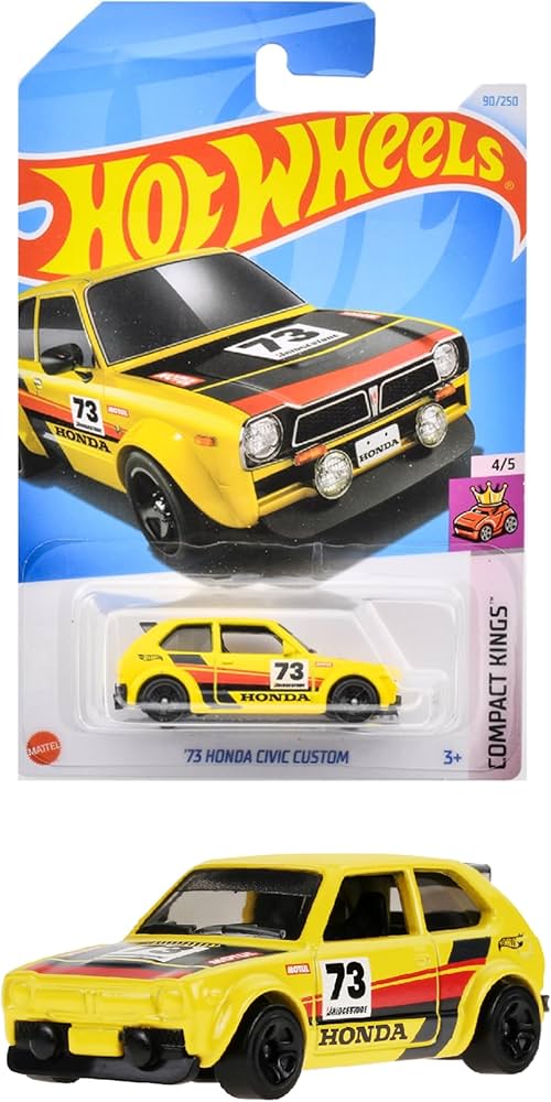 Amazon | ホットウィール(Hot Wheels) ベーシックカー '73 ホンダ