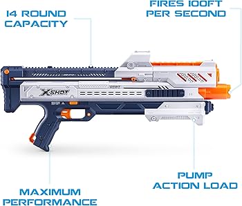 Amazon.com: XSHOT Chaos Orbit Blaster (2 Pack + 100 Darts) by ZURU