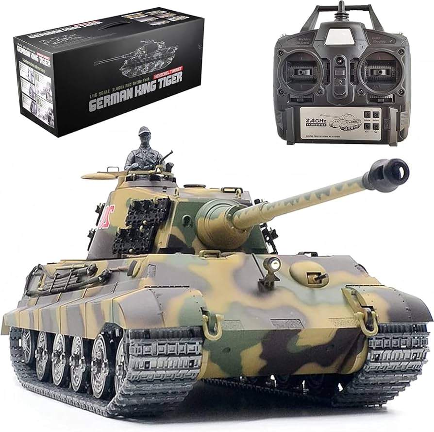 Amazon.co.jp: GKSCXEXE ラジコン 戦車 おもちゃ ドイツ陸軍重戦車