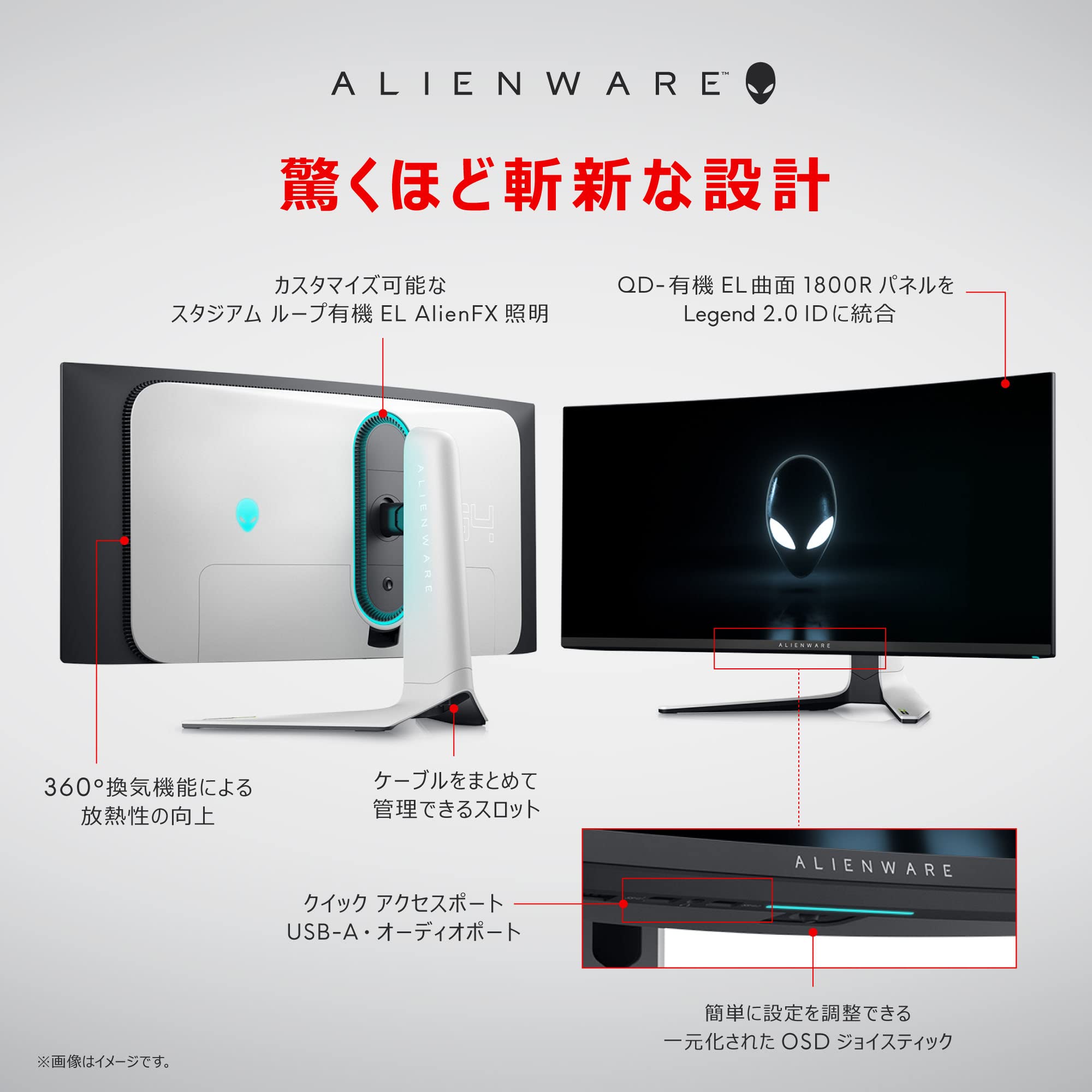 Amazon.co.jp: Dell AW3423DW 34.18インチ 曲面 QD-有機EL ゲーミング