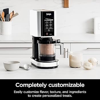Amazon.com: Ninja CREAMi Ice Cream Maker, 7 One-Touch Programs