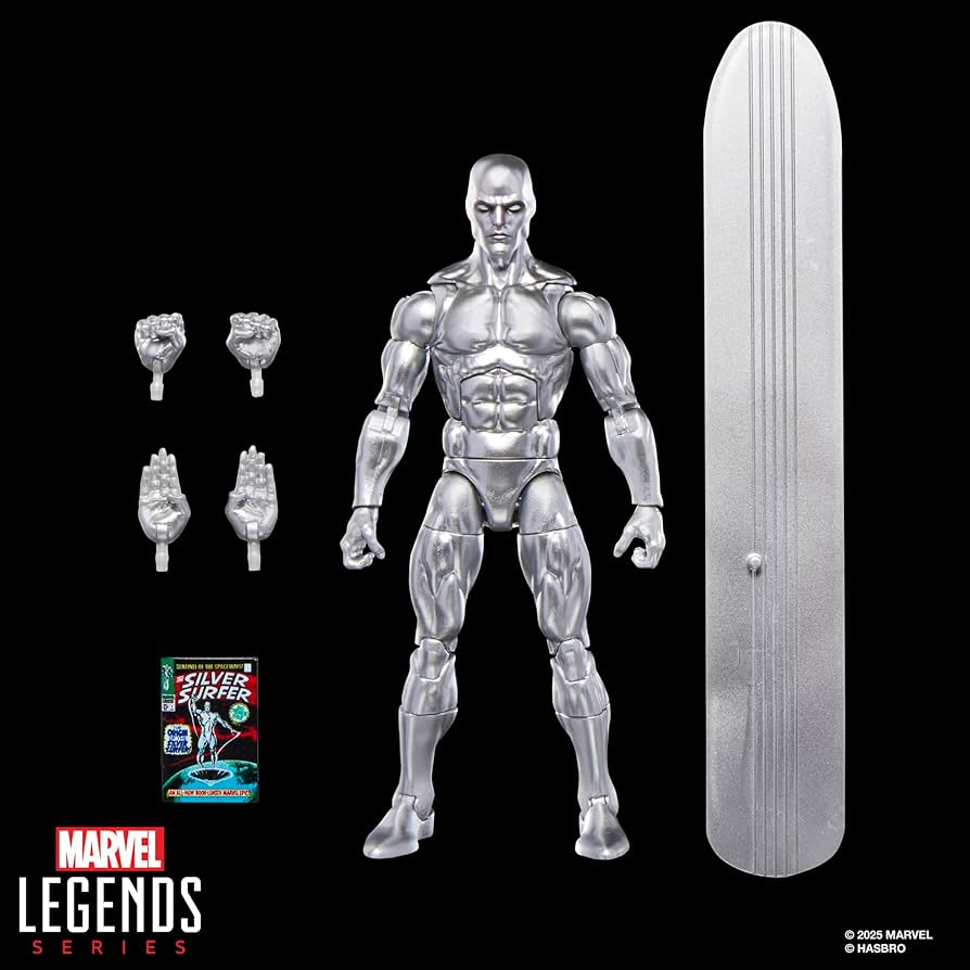 Amazon.com: Marvel Legends Series Silver Surfer, Silver Surfer #1