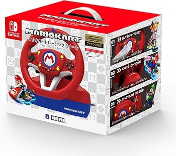 Amazon.com: Hori Controller NSW -204 [Mario Cart Racing Wheel for
