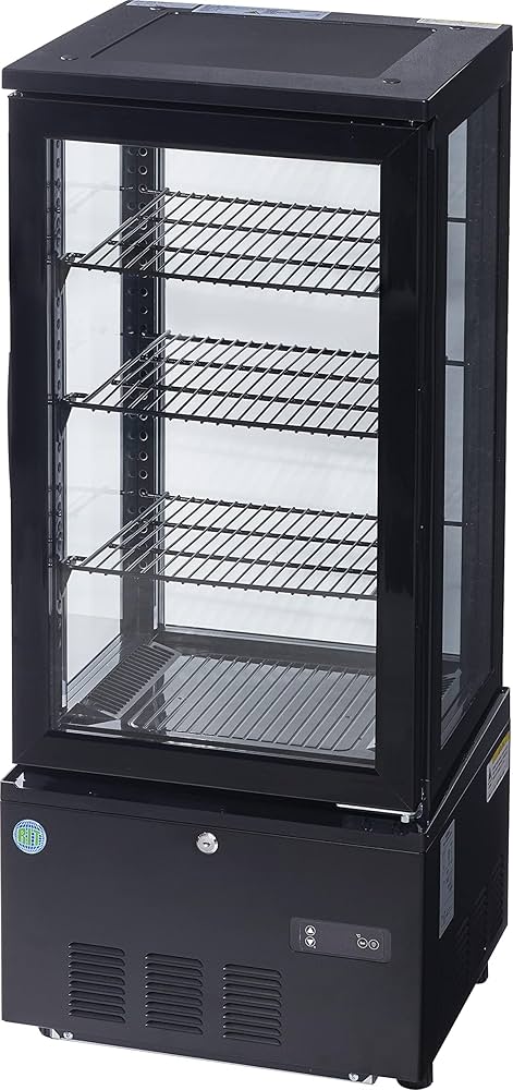 Amazon | 業務用(ジェーシーエム)RIT 4面ガラス冷蔵 ショーケース