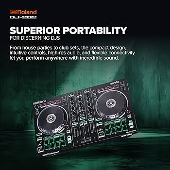 Roland DJ-202 DJ-202 | Controladora de DJ : Amazon.com.br