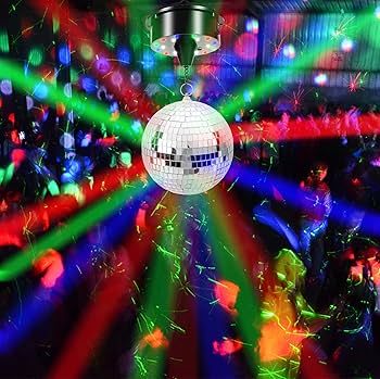 Amazon.co.jp: LFUTARI 3RPM 回転ミラーボール 電動モーター LEDライト