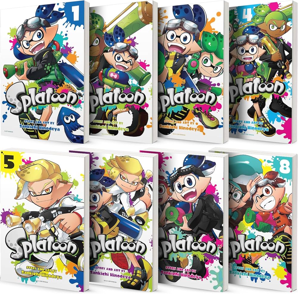Splatoon Manga, Vol. 1-8: Sankichi Hinodeya: Amazon.com: Books