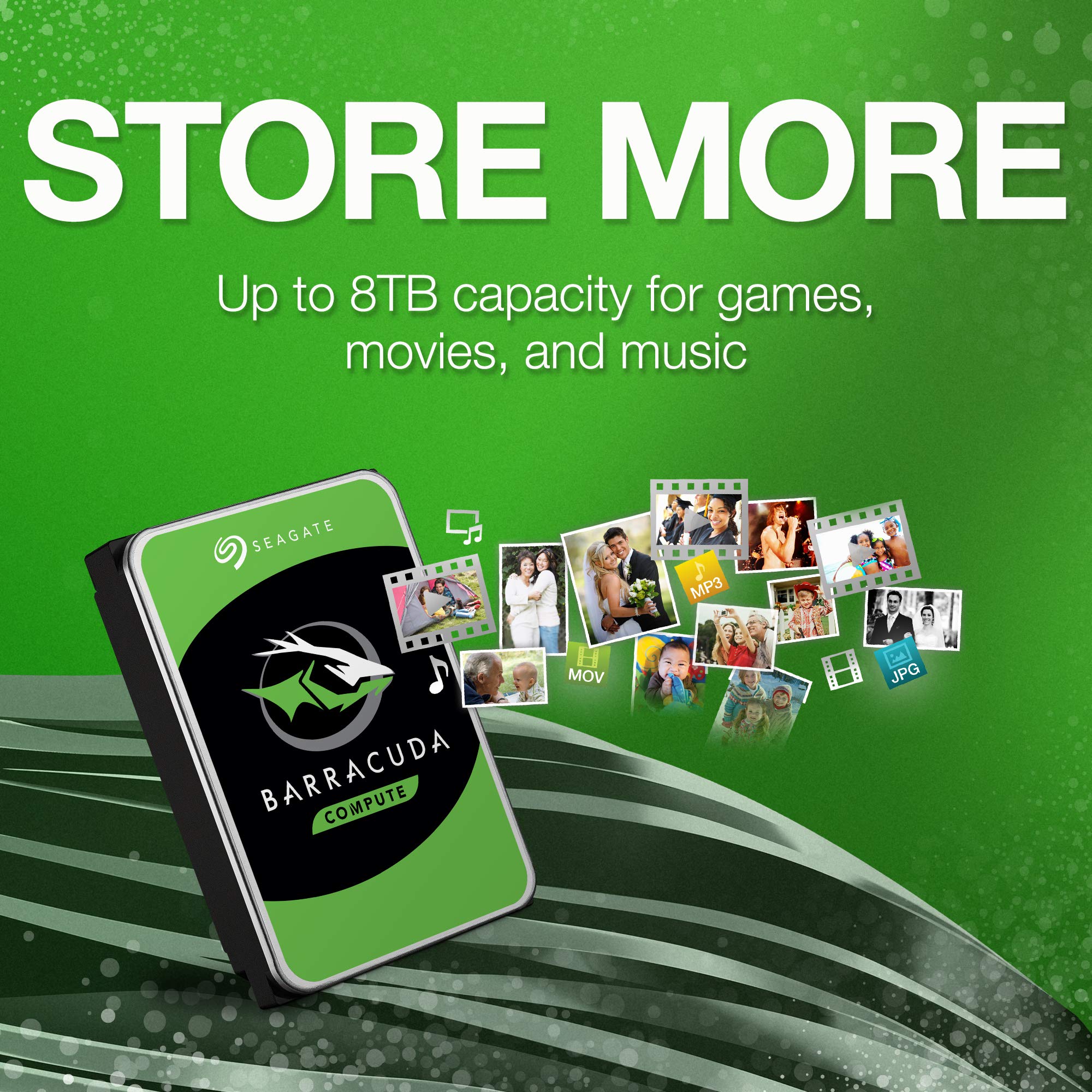 Amazon.com: Seagate BarraCuda 4TB Internal Hard Drive HDD – 3.5