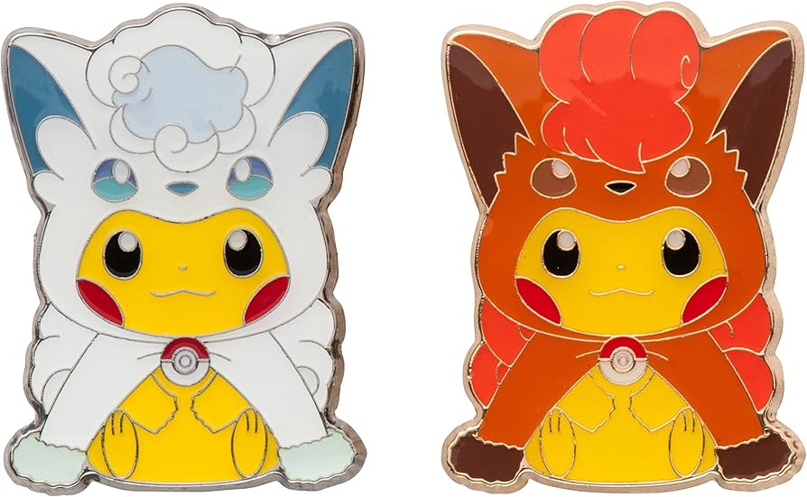 Amazon | ポケモンセンターオリジナル ピンズセット アローラロコン