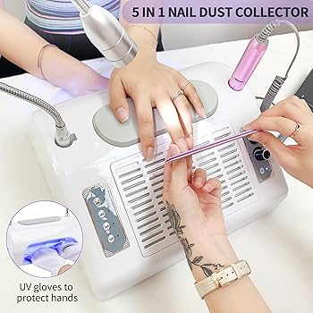 Amazon.com: Nail Dust Collector Vacuum Multifunction Nail Art