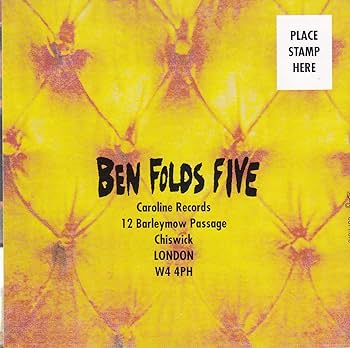 Amazon.co.jp: Ben Folds Five: ミュージック