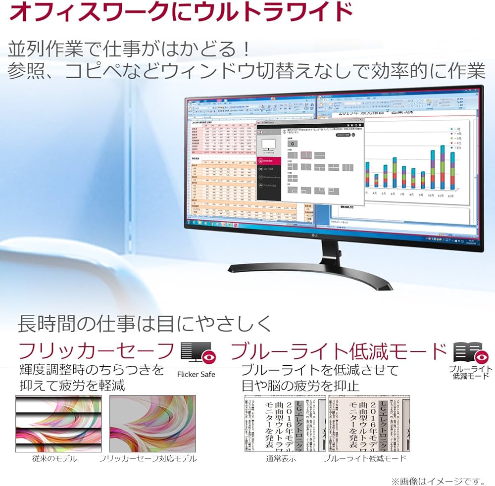 Amazon.co.jp: LG 34WL500-B 34-inch Monitor Display, 21:9 Ultra