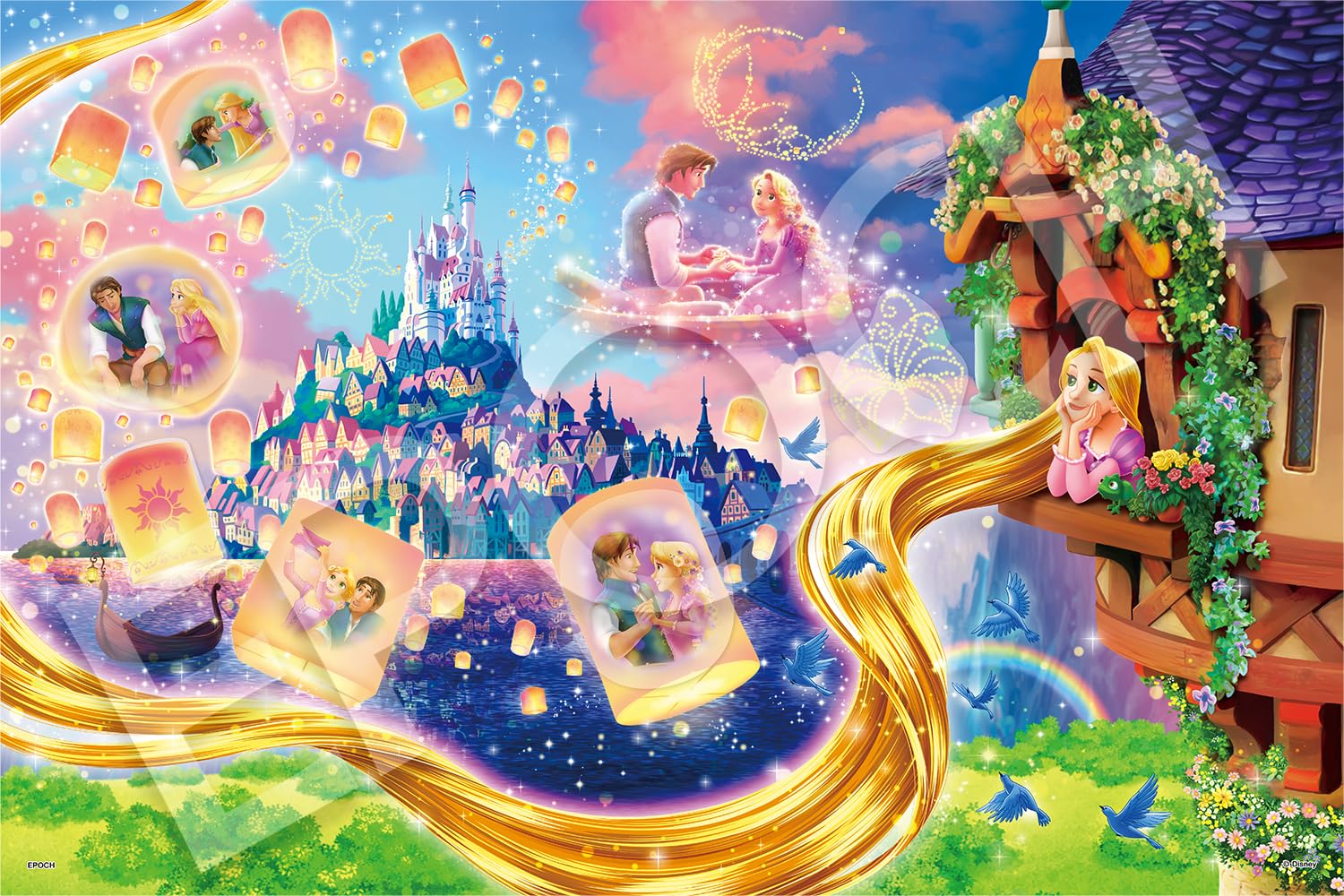 Amazon | エポック社 1000ピース ジグソーパズル ディズニー Rapunzel